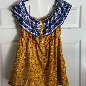 Off the shoulder blouse